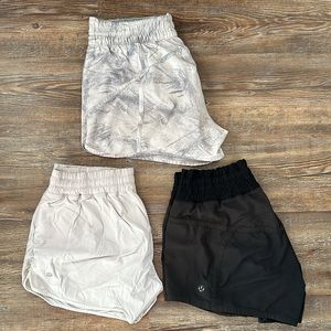 Lululemon Hotty Hot Speed Up Shorts Bundle of 3 in Size 10